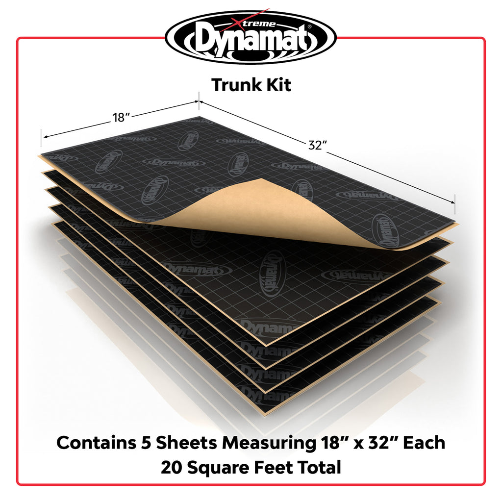 Dynamat Xtreme Sound Deadening Car Insulation Trunk Kit