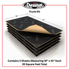 Dynamat Xtreme Sound Deadening Car Insulation Trunk Kit