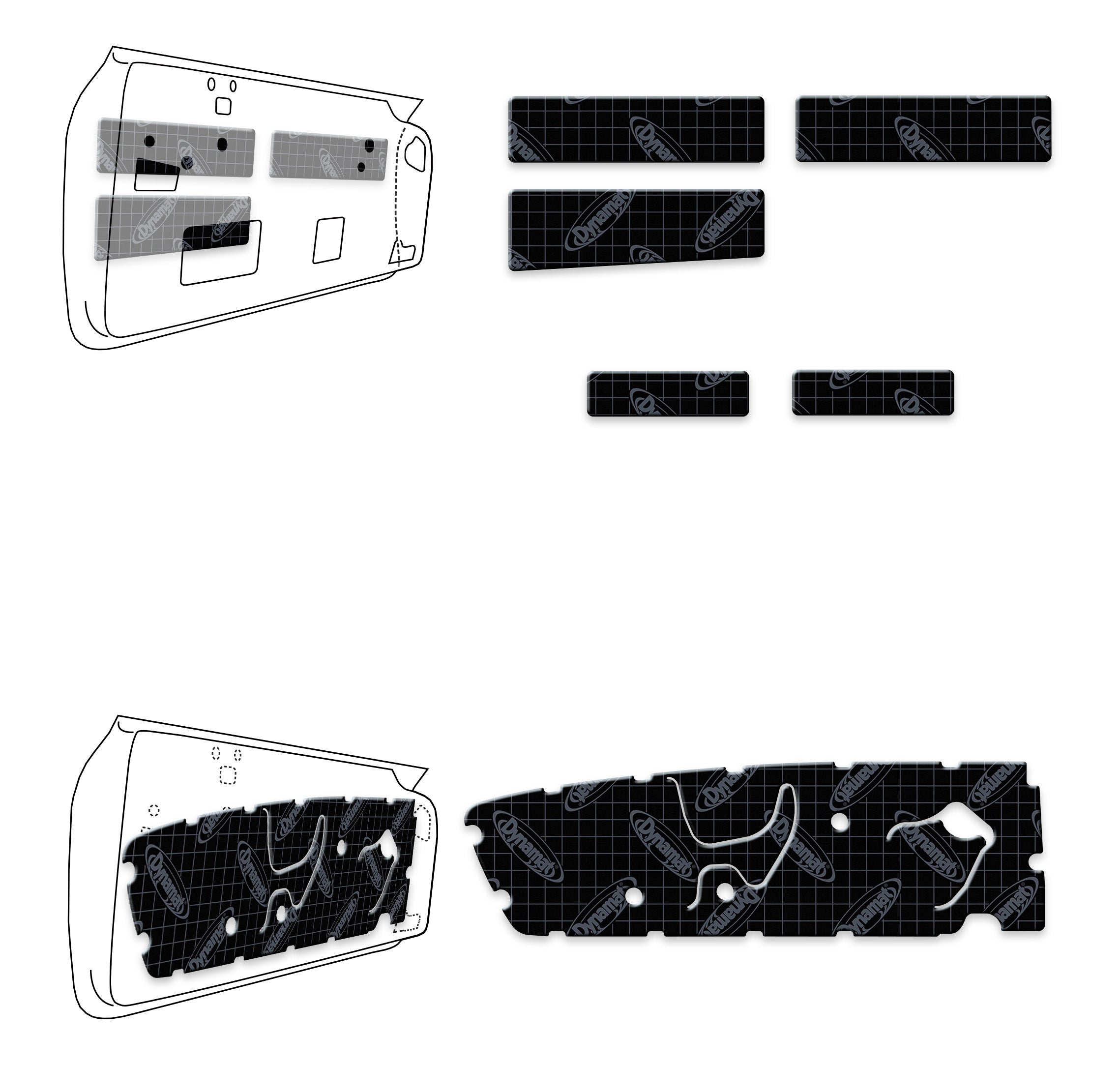1964-1966 Mustang Door Kit - XFO M1 D