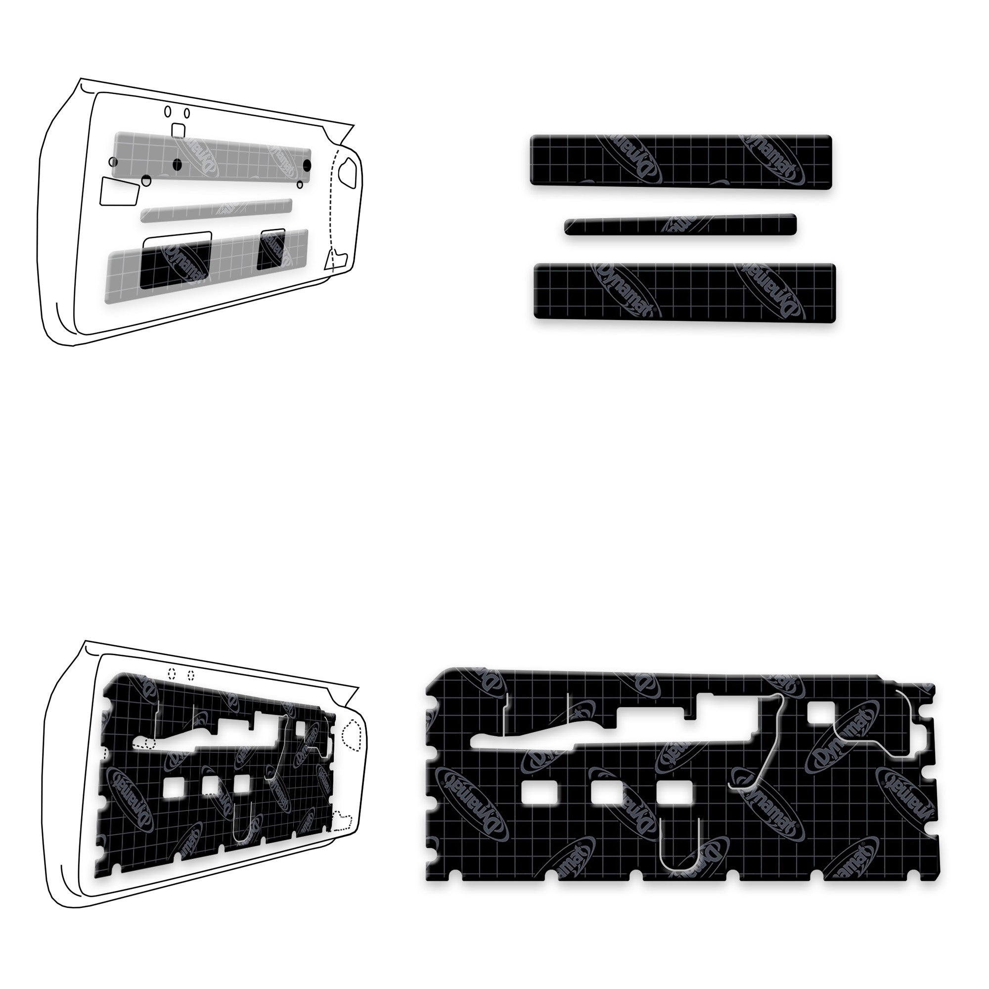1982-1992 Camaro / Firebird Door Kit - XGM F3 D – Dynamat