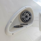 Marine boat engine speaker enhancement