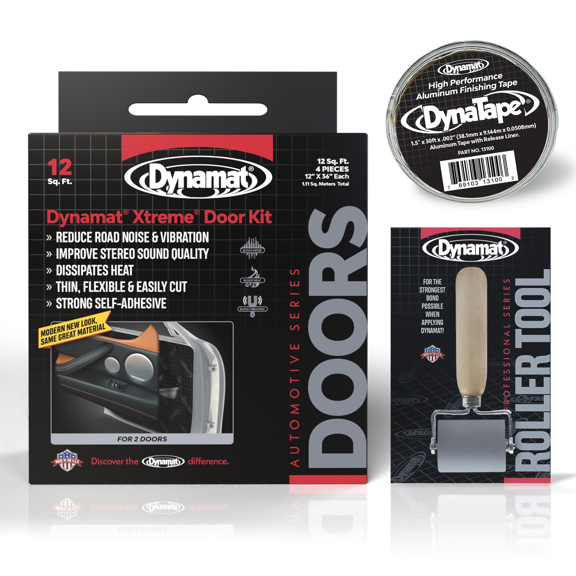 Dynamat Xtreme Door Kit Sound Deadening Tape Roller Bundle – Save 5%