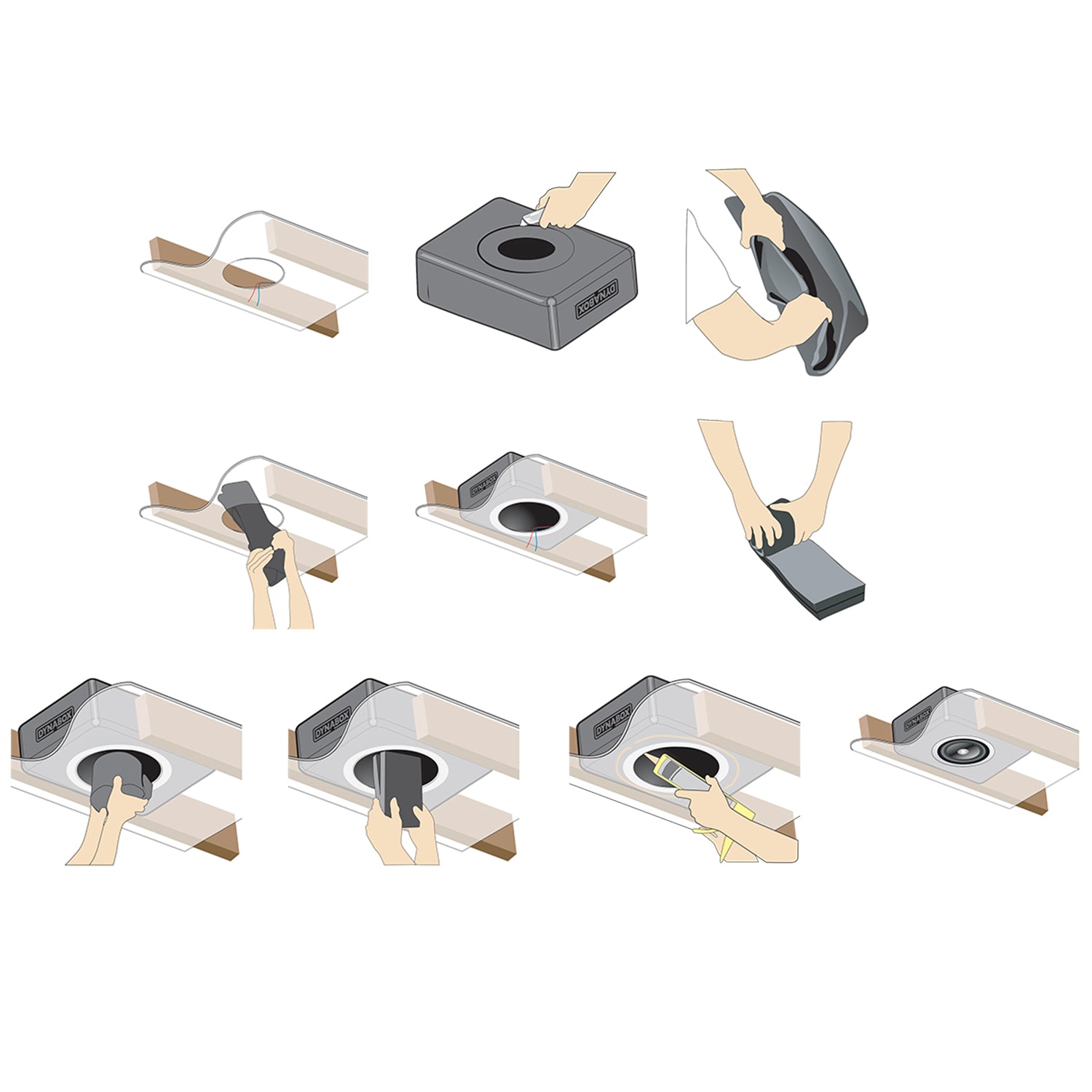 DynaBox Speaker Enclosure for in-ceiling speakers