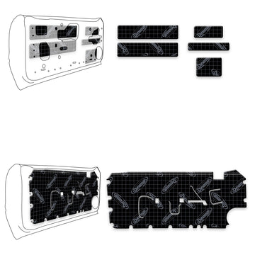 1979-1993 Ford Mustang Door Sound Deadening Kit XFO M3 D