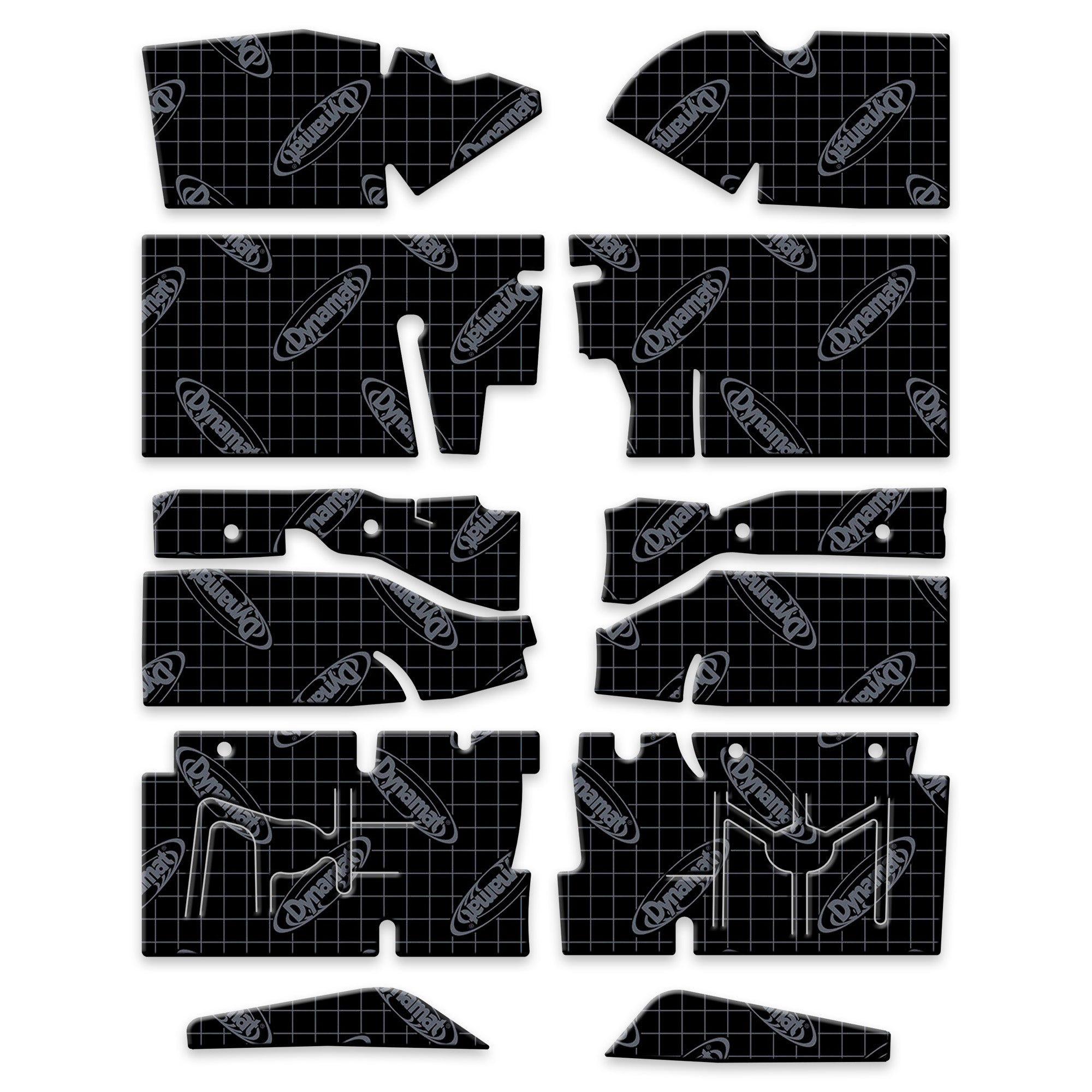 1979-1993 Mustang Floor Sound Deadening Kit XFO M3 F