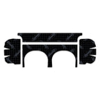 1963-1967 Austin Healey 3000 Under Rear Seat Kit - XAH J8 U
