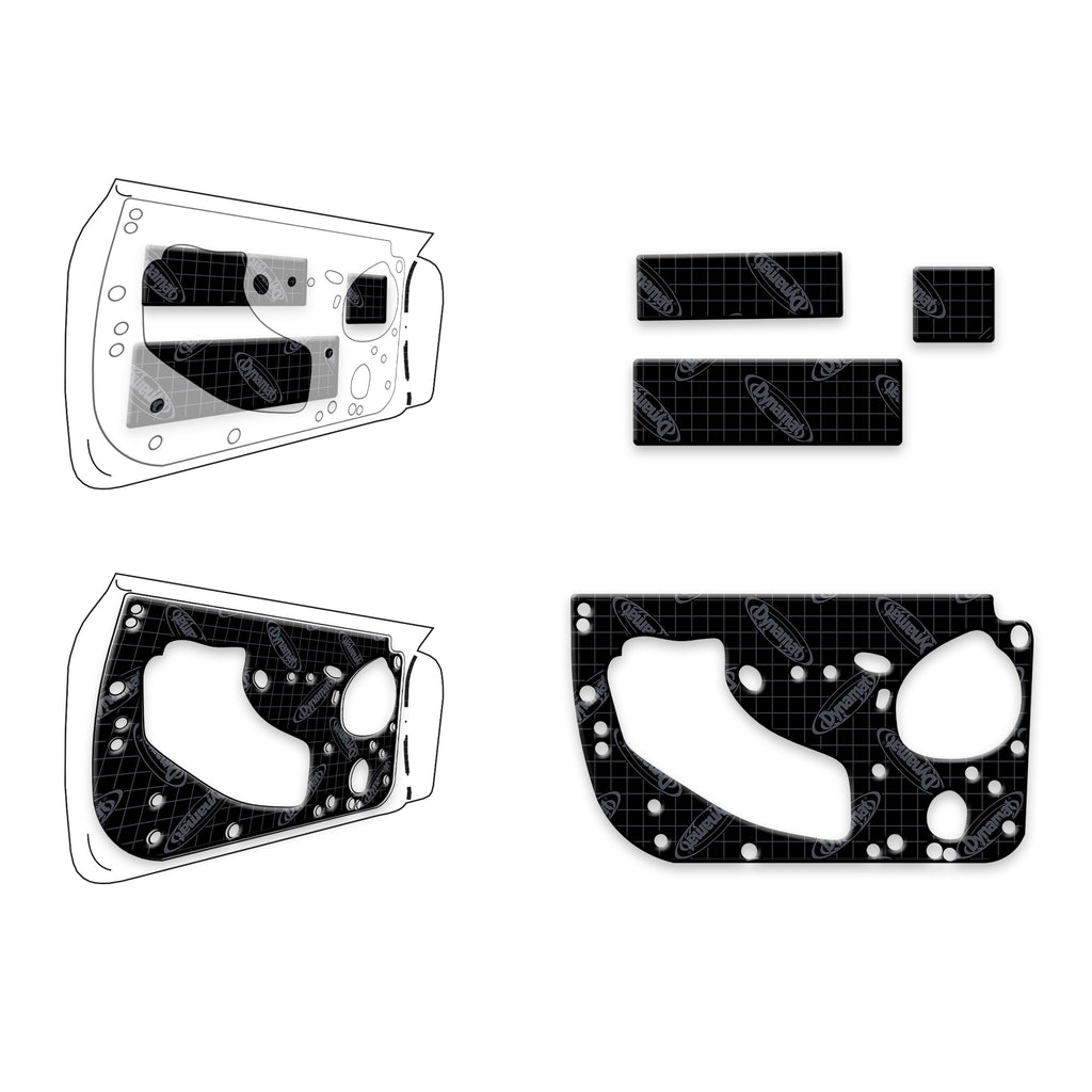 2021+ Ford F-150 Custom Cut Sound Deadening 4-Doors Kit - XFO F14 D