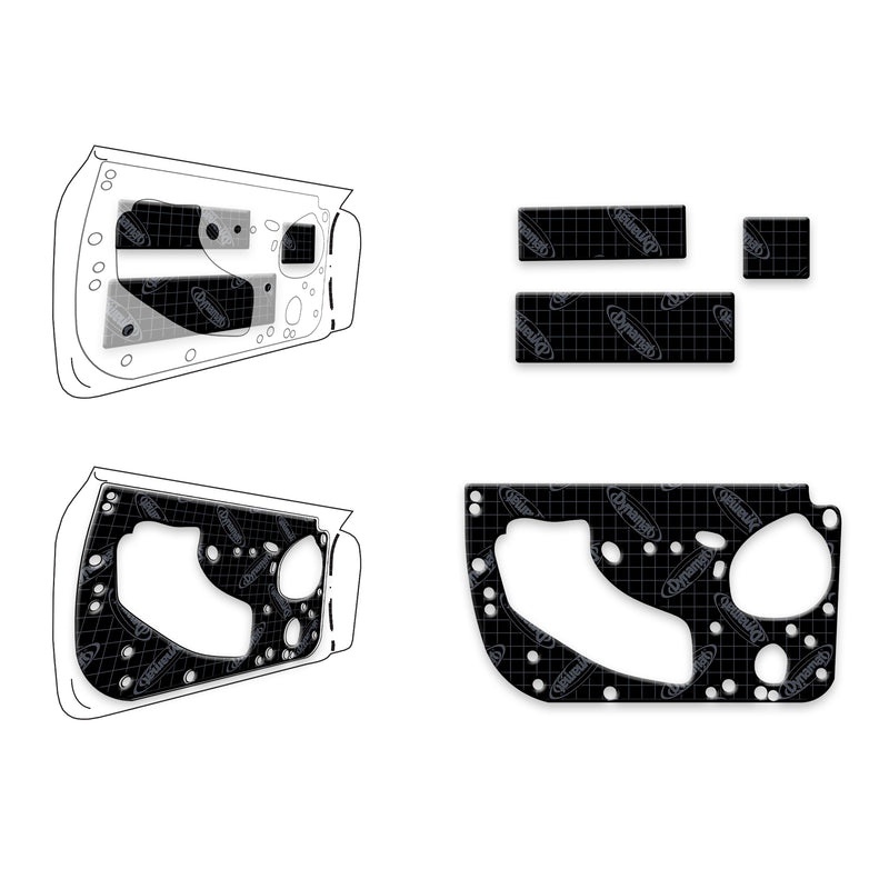 2021+ Ford F-150 Custom Cut Sound Deadening 4-Doors Kit - XFO F14 D