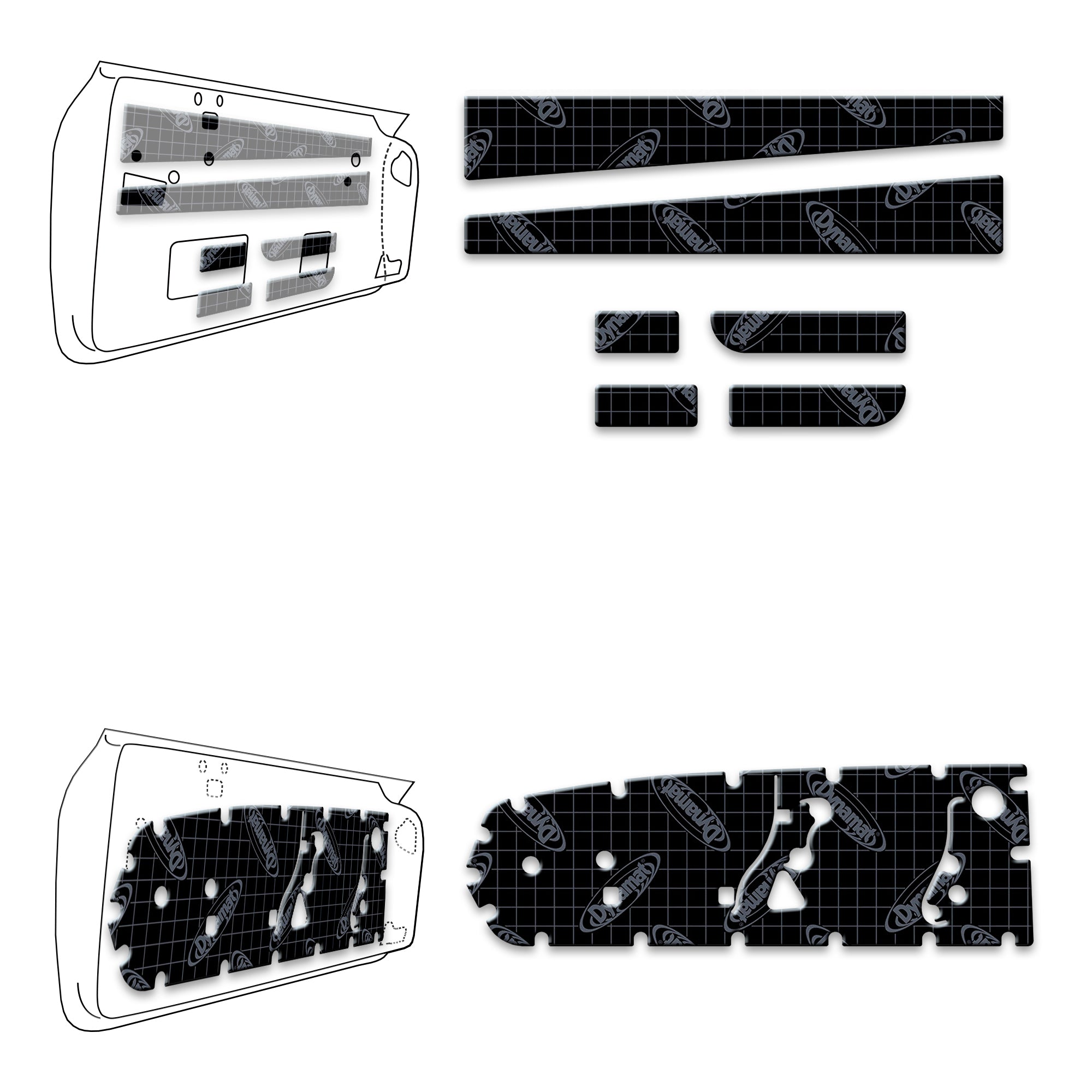 1967-1968 Mustang Door Kit - XFO M1 D2