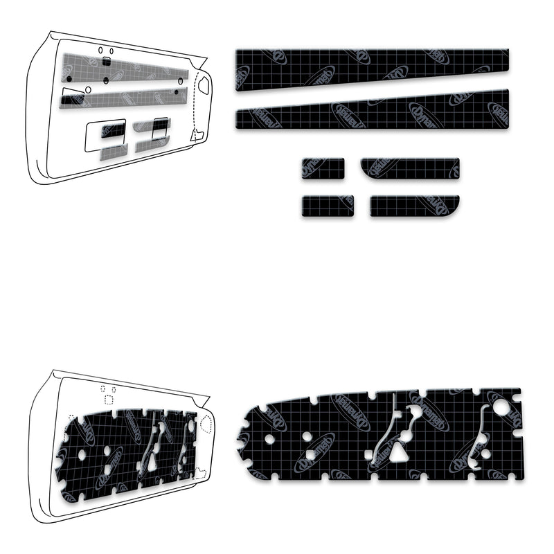 1967-1968 Mustang Door Kit - XFO M1 D2