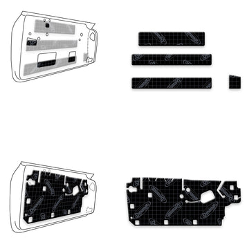 1994-2004 Ford Mustang Door Kit