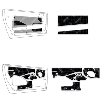 2005-2014 Ford Mustang Door Kit