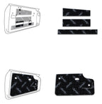 1956-62 Corvette Dynamat Sound Deadening Custom Cut Door Kit - XGM C1 D