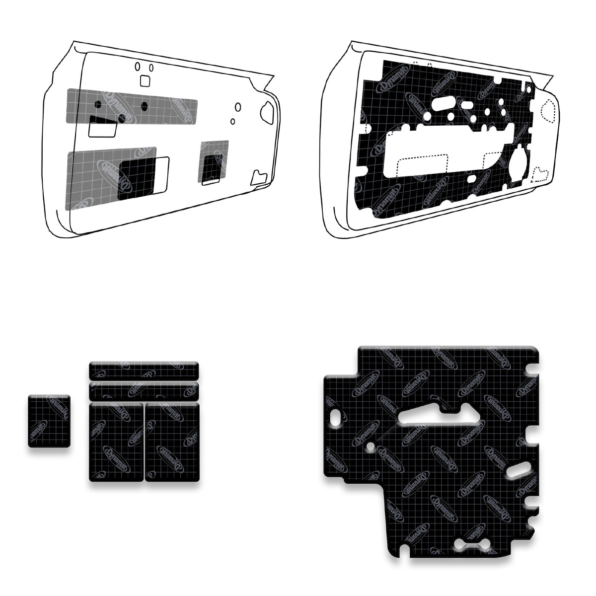2007-2018 GM Sierra/Silverado EXT CAB Custom Cut DOOR Kit