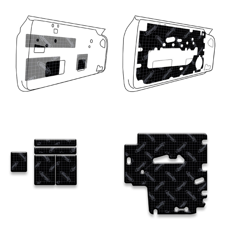 2007-2018 GM Sierra/Silverado EXT CAB Custom Cut DOOR Kit
