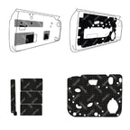 2007-2018 GM Sierra/Silverado CREW CAB Custom Cut DOOR Kit