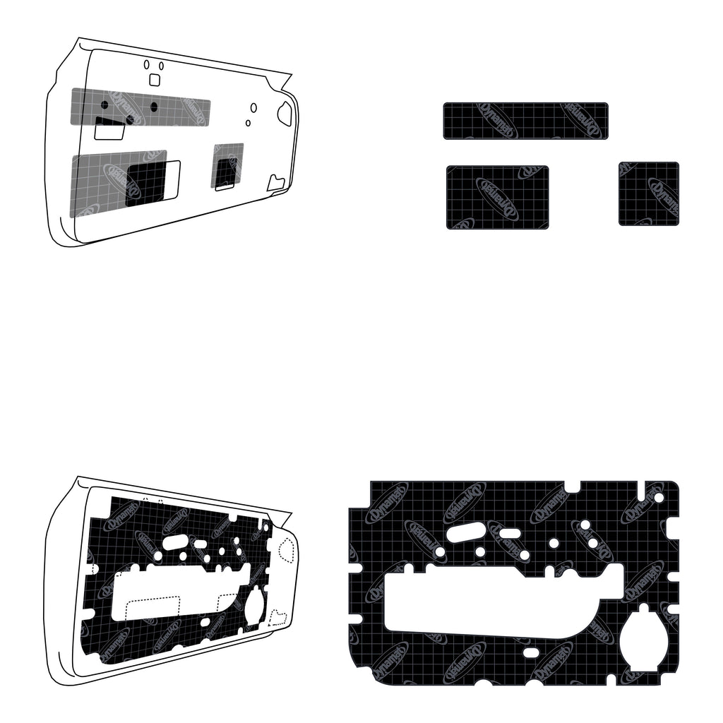 2007-2013 GM Sierra/Silverado STD CAB Custom Cut DOOR Kit