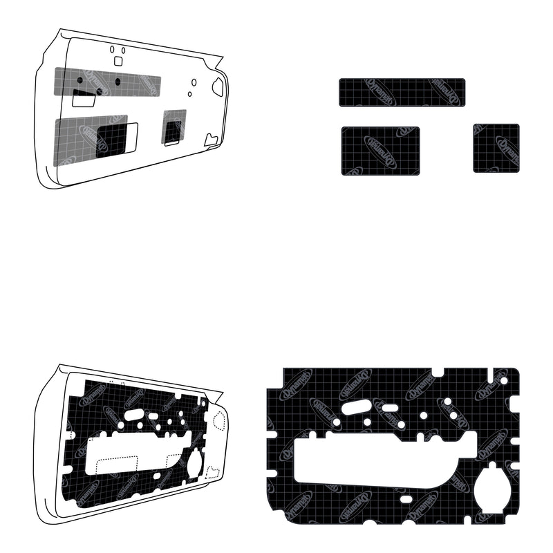 2007-2018 GM Sierra/Silverado STD CAB Custom Cut DOOR Kit