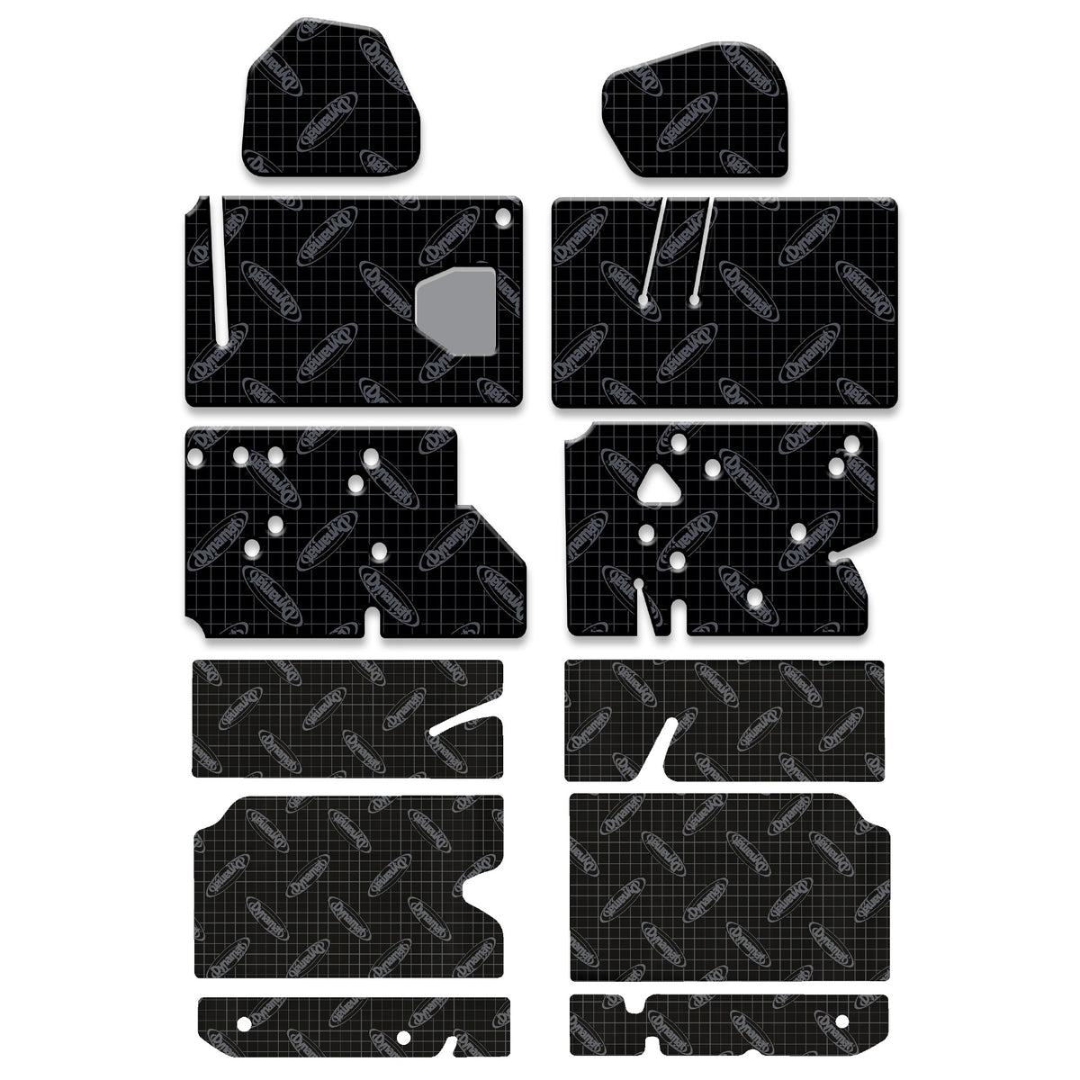 2007-2013 GM Sierra/Silverado CREW CAB Custom Cut FLOOR Kit