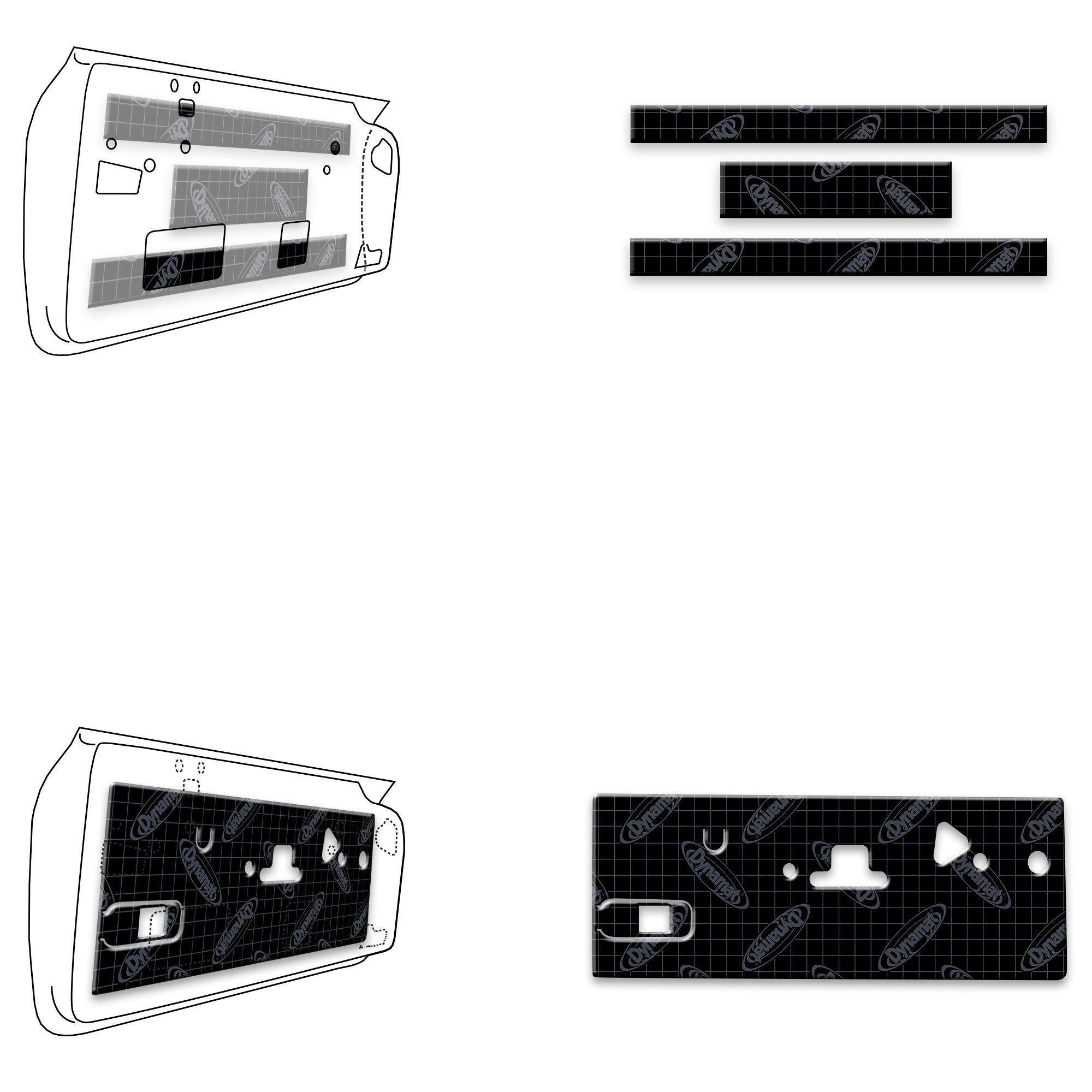 1967-1972 Plymouth Barracuda / Mopar A-Body Door Kit - XMO A1 D