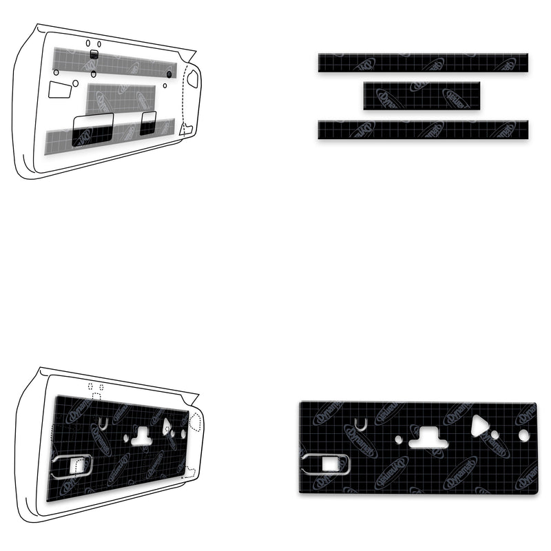 1967-1972 Plymouth Barracuda / Mopar A-Body Door Kit - XMO A1 D
