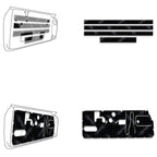 1968-1970 Dodge Charger / Mopar B-Body Door Kit - XMO B1 D