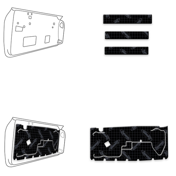 1970-1974 Challenger / Cuda Door Kit - XMO E1 D – Dynamat