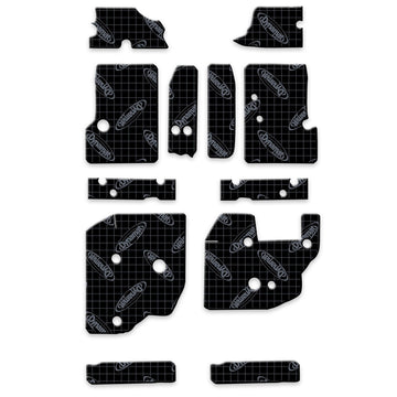 1997-2006 Jeep Wrangler TJ Floor Sound Deadening Kit