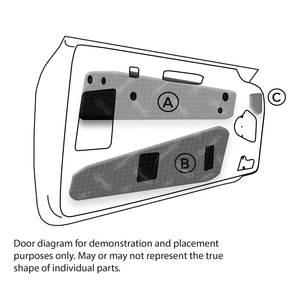 2020-2024 Tesla Model Y Doors Sound Deadening Kits