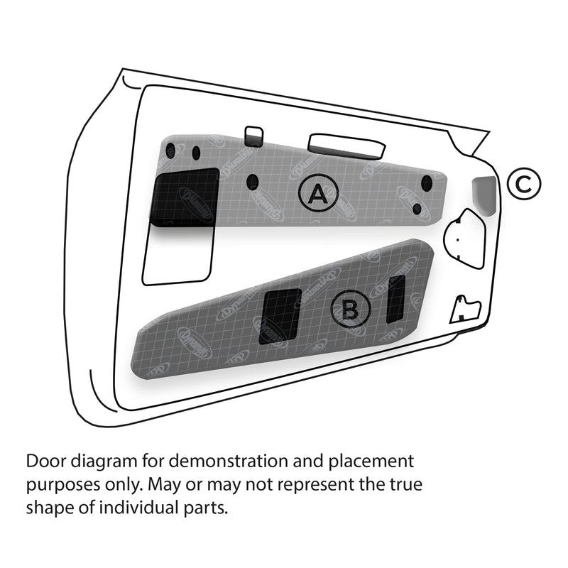 2020-2024 Tesla Model Y Doors Sound Deadening Kits