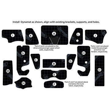 2020-2024 Tesla Model Y Trunk Sound Deadening Kit