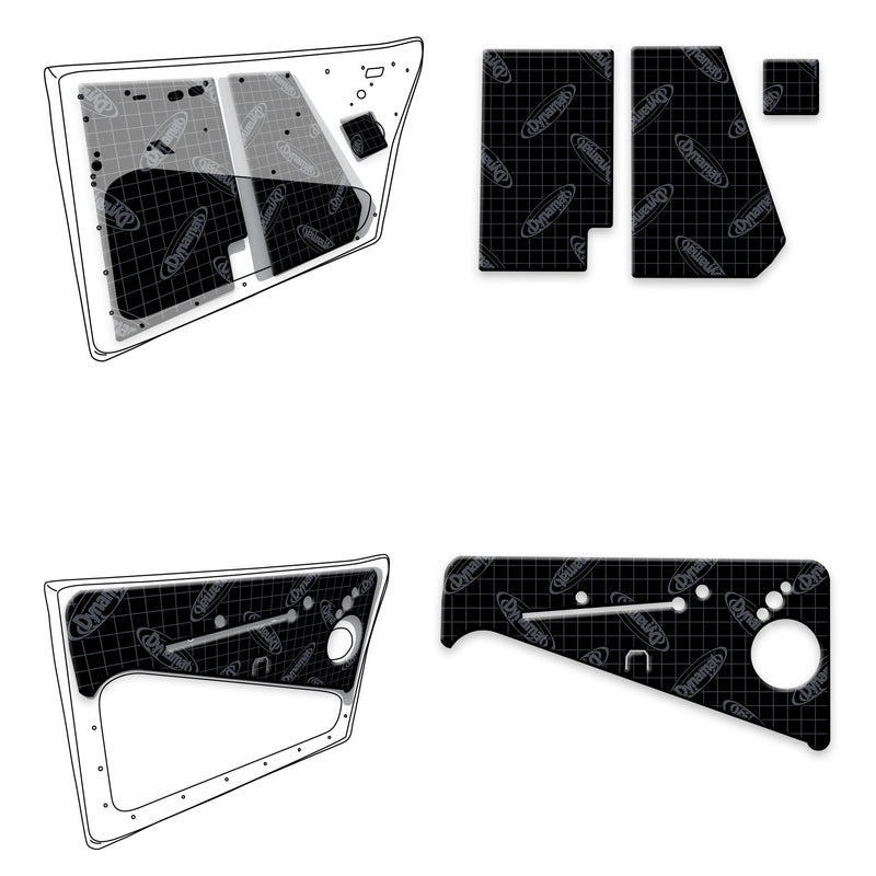 1938 - 2003 Volkswagen Beetle Door Kit -  XVW BT D